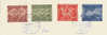 BUNDESPOST : 1960 : Y.205-08 : Travelled Letter JEUX OLYMPIQUES,OLYMPICS,ROME 1960,ATHLETICS,OLYMPIC ANNEAUX OLYMPIQUES, - Summer 1960: Rome