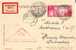 Rs010/  - UDSSR - Flugpost 410 A + 411 B. 1 Brief, 1 Karte ( 2 Belege Zusammen) 1932 - Covers & Documents