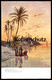 ALTE POSTKARTE FRIEDRICH PERLBERG ABEND AM NIL Evening On The Nile Scène Du Soir Sur Le Nil Ägypten Egypt Mond Moon Lune - Perlberg, F.