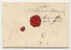 Briefomslag (57) Ongefrankeerd RONDSTEMPEL ANVERS 08-12-1837 Van ANVERS Naar SCHIEDAM MET ROOD LAKZEGEL ACHTERZIJDE - 1830-1849 (Independent Belgium)