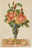 R.P.O. Cancel, Monett(MO)& Waynoka (OK) Railroad Post Office Postmark On Postcard, 1912, Roses In Vase - Covers & Documents