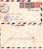 Egypt-England Prepaid WWII English Stamps (x4) Censor Sticker Cover 1944 - Military Mail Service