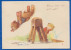 Tiere; Bären; Teddy; Sloth Bears; Ours; 1941 Stempel Stettin - Bears