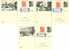 Israel Full Set Of 6 FD Registered Illustrated Postal Cards "villages And Town In Siege" (1948 War) 1956 - Cartas & Documentos