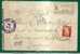 ITALIA - VF MULTIPLE CENSORED MARKS - REGISTERED SABAUDIA 1942 COVER To FIRENZE - Poste Militaire (PM)