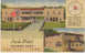 Denison Iowa, Park Motel And Cronk's Cafe Restaurant On Vintage Curteich Linen Postcard - Andere & Zonder Classificatie