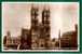 WESTMINSTER ABBEY - REAL PHOTO POSTCARD Sent To ZURICH - Festival Of Britain Stamp - Westminster Abbey