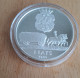 Latvia  , Lettonia , Lettland - 1 Lats Silver Coin  Vidzeme Horse Carriage ; Ploughboy   2004  Y Proof - Latvia