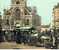 GROENTEMARKT TE ST. GILLES SAINT GILLES IN 1909 MOOI GEKLEURDE KAART EN PRACHTIGE DETAILS - Parks, Gärten
