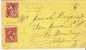 C-V013a/  KANADA - Victoria 20 Ax Medina 1868. Einkreis-Stempel + Handschriftlich - Lettres & Documents