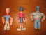 RARES FIGURINES EN LATEX EXINCO POPEYE, OLIVE & BRUTUS SEGAR - Andere & Zonder Classificatie