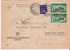 I-rs005/ ITALIEN -  Palmero Duome + Montecassino, Expressbrief Genua 17.11.44 (Consulatspost Genf) - Correo Urgente