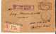 Ser006/- SERBIEN -Poststelle 504. Merson 50 C. Einschreiben 1918, Nach Genf, Schweiz - Serbien