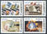 GEORGIE - GEORGIA : 02-2006 (**) Set 4v Perforated - 4v Imperforated - 4 Blocs : "50 Year Of 1st Europa Stamps" - 2006