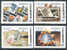 GEORGIE - GEORGIA : 02-2006 (**) Set 4v Perforated - 4v Imperforated - 4 Blocs : "50 Year Of 1st Europa Stamps" - 2006