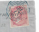 IB052/  INDIEN - Calcutta Stamped 8 A. + 6d To Pay, Nach Mauritius 1867 - 1858-79 Compañia Británica Y Gobierno De La Reina