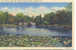 View Of Lake And Bridge, Farnham Park, Camden, NJ 1937 - Camden
