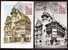 LOT 4 CARTES MAX-  TTB- THEME :VEILLES MAISONS- TOURS- .- Dates Visibles Aux Scans. - Lots & Serien