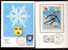 LOT 4 CARTES MAX-  TTB- THEME : J.O D'HIVER- GRENOBLE -SAPORO .- Dates Visibles Aux Scans. - Verzamelingen & Reeksen