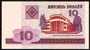 10  Rublei  "BIELORUSSIE"  2000     UNC    Ro 9 - Bielorussia