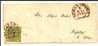 Wtb131/   WÜRTTEMBERG - Brief Von Schorndorf Auf Mi. 2 1856 (Stpl. Öhringen, Hall Rückseitig) - Storia Postale