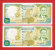 2 BANCONOTES SERIAL NUMBER  X 1000 POUNDS 1997 SECOND EMISSION WITH MAP, UNC. Pr.Hafez Al Assad - Syrië