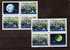 US Apollo-Programm 1979 Polska 2123,VB Mit Zf1+2 ** 12€ Raumfahrt Mond-Auto Bloque S/s Blocs Moon-space Sheets Bf Poland - Unused Stamps