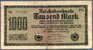 Allemagne Billet 1000 Marks 15/09/1922 - 1000 Mark