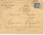 LETTRE SAGE, LAINE EN GROS, CHOLET, Maine Et Loire ! - 1877-1920: Periodo Semi Moderno