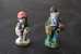 2 FEVES -FIGURINES - PETITS OBJETS DE VITRINE OU DECORATION POUR LA CRECHE -COUPLE - Santons