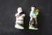 2 FEVES -FIGURINES - PETITS OBJETS DE VITRINE OU DECORATION POUR LA CRECHE -COUPLE - Santons