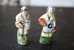 2 FEVES -FIGURINES - PETITS OBJETS DE VITRINE OU DECORATION POUR LA CRECHE -COUPLE - Santons