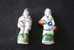 2 FEVES -FIGURINES - PETITS OBJETS DE VITRINE OU DECORATION POUR LA CRECHE -COUPLE - Santons