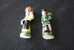 2 FEVES -FIGURINES - PETITS OBJETS DE VITRINE OU DECORATION POUR LA CRECHE -COUPLE - Santons