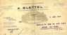 Semeuse 199 Sur Lettre Des  Ets Blettel ,  Pour Chalon-sur-Saône + Flamme "foire De Lyon" - 1903-60 Semeuse Lignée