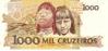 BRESIL  1 000 Cruzeiros   Non Daté (1990)   Pick 231b     ***** BILLET  NEUF ***** - Brazil