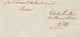 Lettre Précurseur 86 ATH An 13 Vers BXL - Origine Manuscrite BAUFFE - Taxée 2 Décimes  --  3/933 - 1794-1814 (French Period)