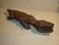 ART AFRICAIN ANCIEN / CAMEROUNE / CROCODILE EN BOIS SCULTE  /  BEL ETAT AVEC MANQUE - Afrikanische Kunst