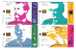 Germany - 4 Chip Card Set Puzzle - Puzzel - Puzzles - Connect Multimedia - Private Cards - Famous People - O-Series : Series Clientes Excluidos Servicio De Colección