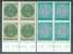 Luxemburg Y/T 931 / 934 (**) In Blok Van 4. - Unused Stamps