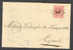 Netherlands Folded Cover King König Willem Deluxe Number Cancel 107 Utrecht 1886 Purple Line 19 In Circle Cancel To GAND - Brieven En Documenten