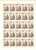 Russia 1967 Mi# 3444 Sheet With Plate Error Pos. 12 - Kremlin - Plaatfouten & Curiosa