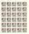 Russia 1969 Mi# 3603 Sheet With Plate Errors Pos. 2 And 7 - Hungary - Errors & Oddities