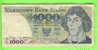 BILLET POLOGNE - NARODOWY BANK POLSKI - 1000 - 1982 - No KE 7065861 - - Pologne