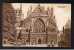 1928 Postcard Cars Outside Exeter Cathedral Devon - Ref 405 - Exeter