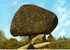 CPSM. LE SIDOBRE. PEYRO CLABADO 780 TONNES. DATEE 1992. FLAME. - Dolmen & Menhirs