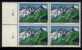 SWITZERLAND   Scott #  616-9**  VF MINT NH Imprint Blks. Of 4 - Ungebraucht