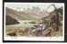 Switzerland Campfer Und Piz Deila Margna Used Postcard 1907 - Other & Unclassified