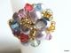 Bague Multicolore Perles En Cristal Swarovski Et Cristal De Bohème Taille 53 (US: 6) - Rings