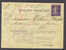 France Postal Stationery Ganzsache Entier Semeuse Pneumatique 1913 Paris XX Rue De Pyrenee Paris 87 Rue Voltaire - Pneumatic Post